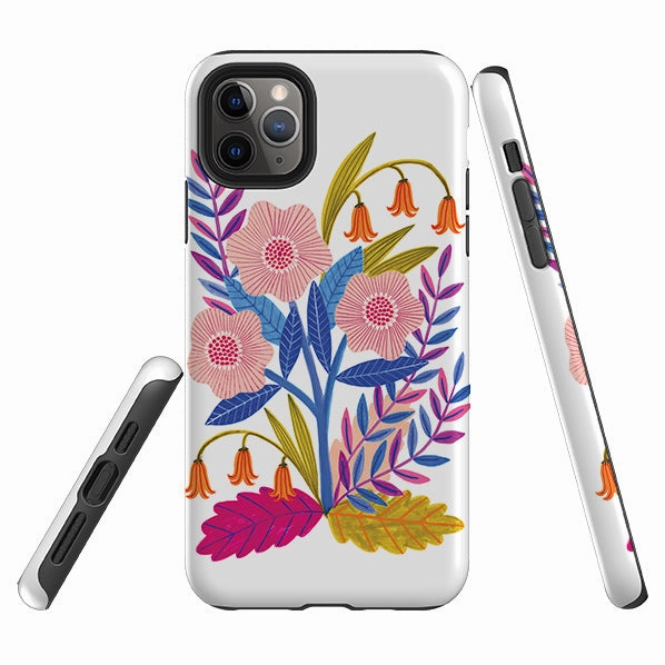 iPhone Tough Case - Leaves Cluster By Lee Foster Wilson Premium Edge