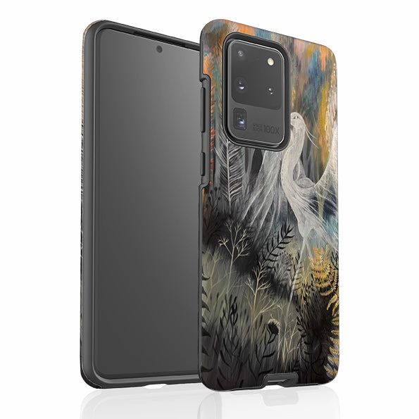 Premium Look Samsung Tough Case - Ghost Heron By Mia Underwood