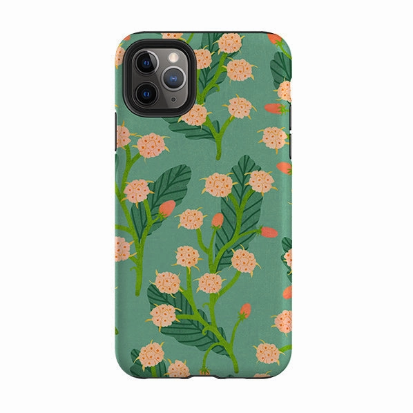 Elegant Appearance iPhone Tough Case - Summer Seeds Teal By Katherine Quinn