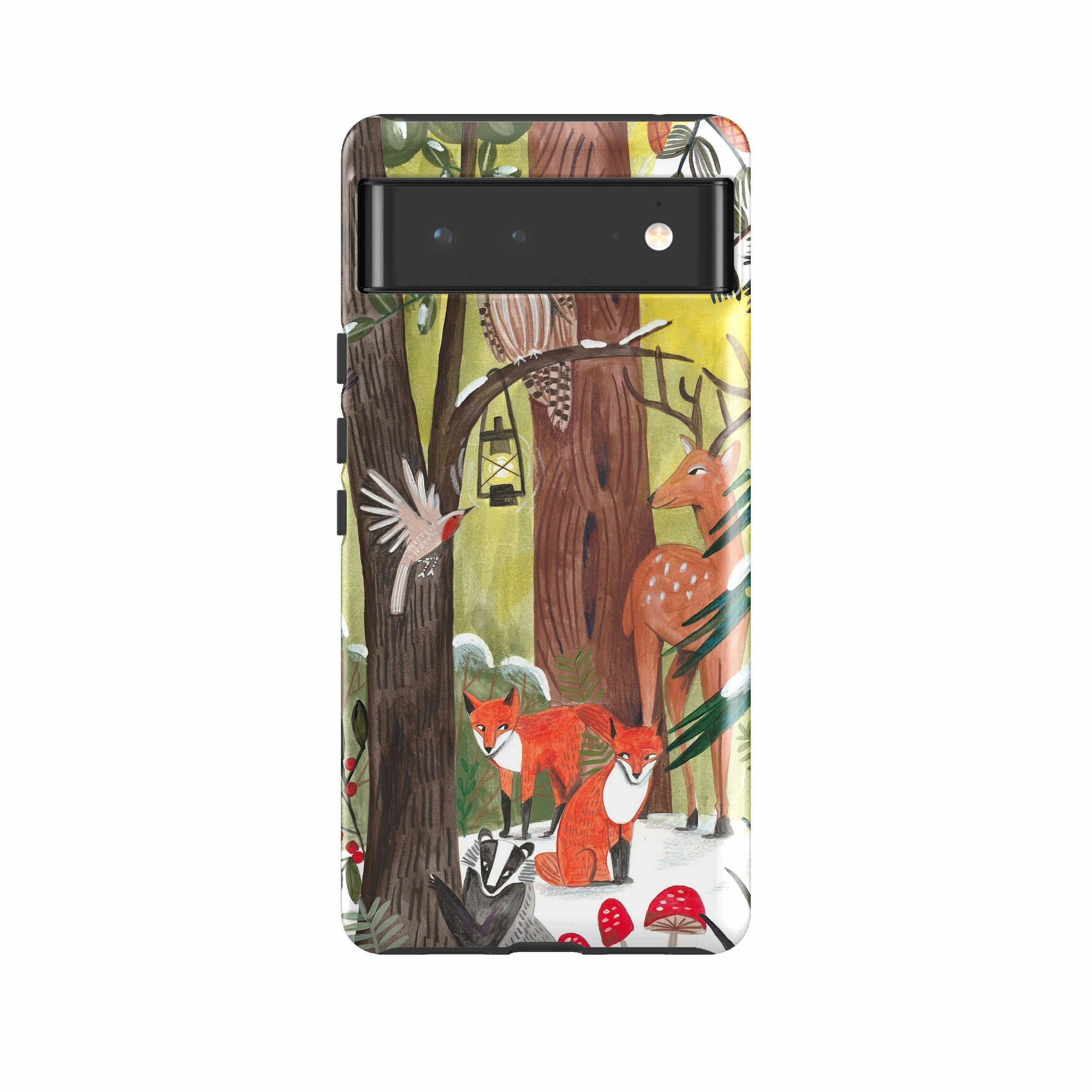 Raised Bezels Google Tough Case -  Winter Wonderland By Caroline Bonne Muller