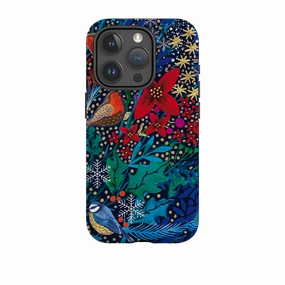 Daily Carry iPhone Tough Case - Xmas Robin II By Emma Frances Grant