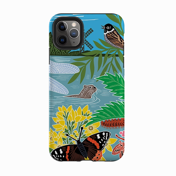 Hybrid Shield High-End Detail iPhone Tough Case - Norfolk Broads By Kate Heiss