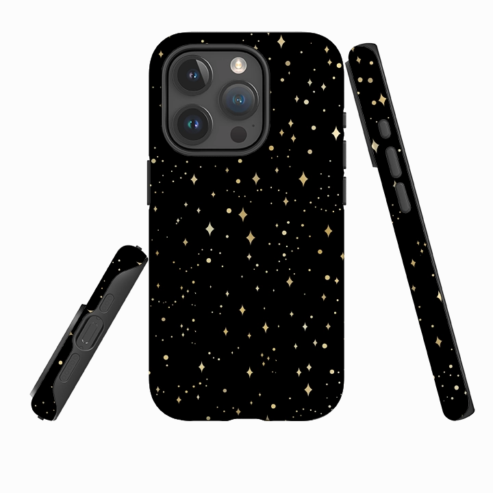 iPhone Tough Case - Black Cosmos Protective Look