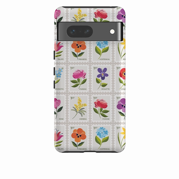 Google Tough Case -  Floral Postage Stamps By Ali Brookes Classic Style