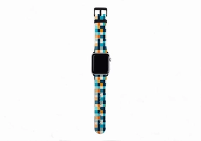 Dublin Gingham Apple Watch Strap Rugged Utility Wear Comfort Band