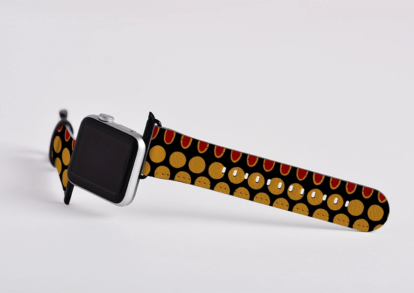 Smooth Option Tropical Spot Vertical By Cressida Bell Apple Watch Strap