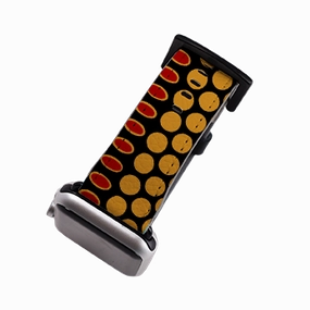 Tropical Spot Vertical By Cressida Bell Apple Watch Strap Flexible Fit