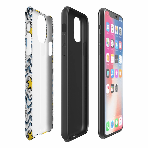 iPhone Tough Case - Celestial By Cressida Bell Shock Guard