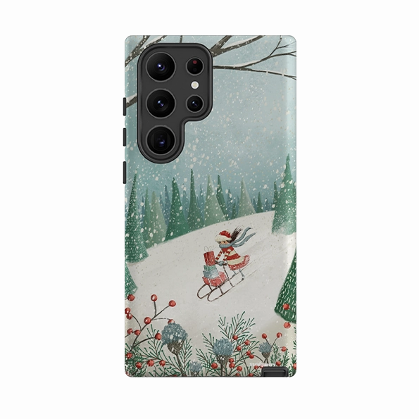 Samsung Tough Case - Sleigh Delivery By Maja Lindberg Sport Inspired