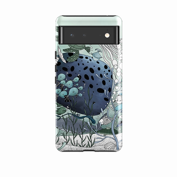 Protective Pattern Texture Urban Accessory Google Tough Case -  Sea World By Maja Lindberg
