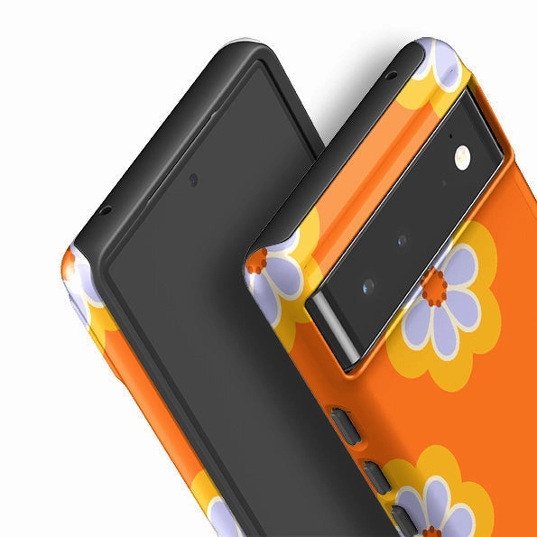 Google Tough Case -  Amber Floral Outdoor Protection