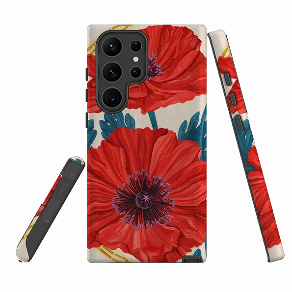 Samsung Tough  Case - Offering By Nina Pace Hybrid Build Texture Fashion Detail