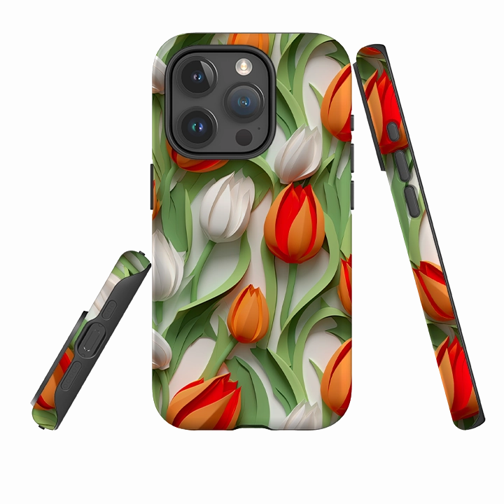 iPhone Case - Apeldoorn Tulips Matte Pattern Design