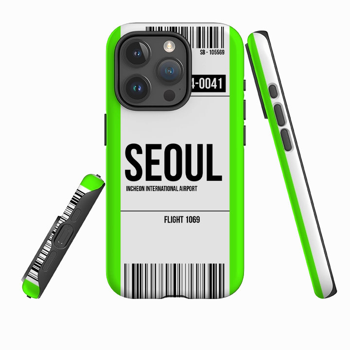 Refined Finish Durable Layer iPhone Tough Case - Seoul Green