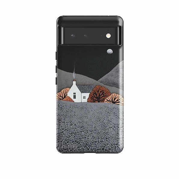 High-End Detail Soft Touch Google Tough Case -  Last Embers Of The Bonfire By Natasha Newton