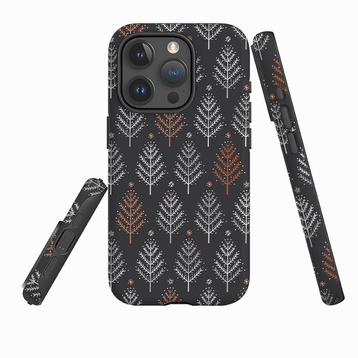 Office use iPhone Tough Case - Winterfold Trees By Ali Brookes