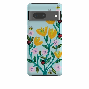 Google Tough Case -  Blossom and Ladybirds By Tracey English Polished Finish Texture Modern Grip