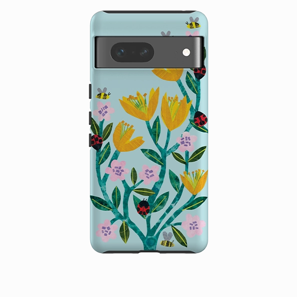 Google Tough Case -  Blossom and Ladybirds By Tracey English Polished Finish Texture Modern Grip