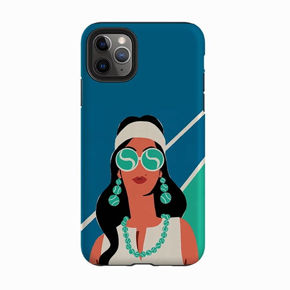 iPhone Tough Case - Tennis Fashion Minimal Cover Resistant Layer