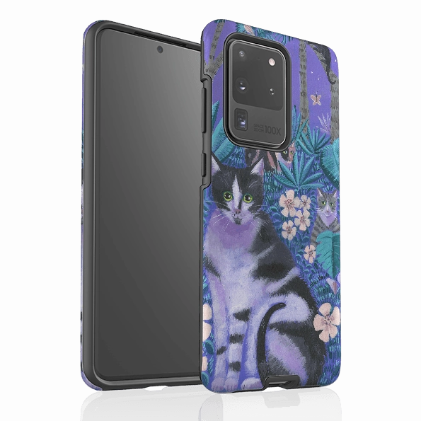 Modern Minimalism Samsung Tough Case - Night Cats 2 By Mary Stubberfield