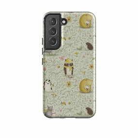 Anti Scratch Layer Affordable option Samsung Tough Case - Animal Meetings By Maja Lindberg