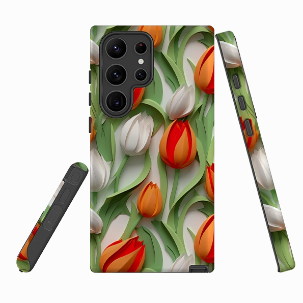 Ultra Thin Smooth Protection Samsung Tough  Case - Apeldoorn Tulips