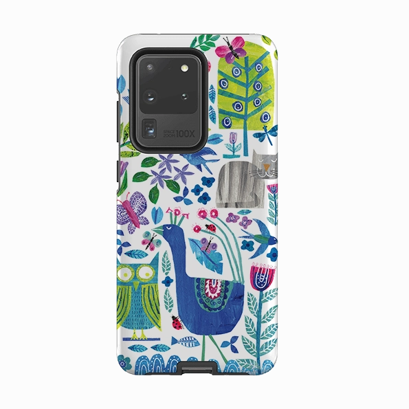 Rugged Surface Rugged Pattern Design Samsung Tough Case - Back Garden By Tracey English
