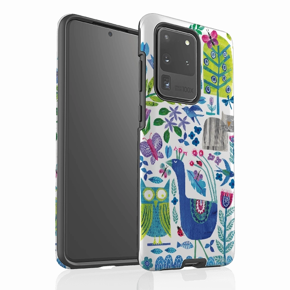 Polished Surface Texture Elegant Accent Samsung Tough Case - Back Garden By Tracey English