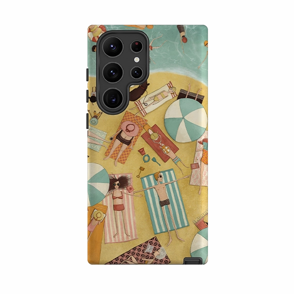Outdoor Design Samsung Tough Case - Beach Day By Maja Lindberg