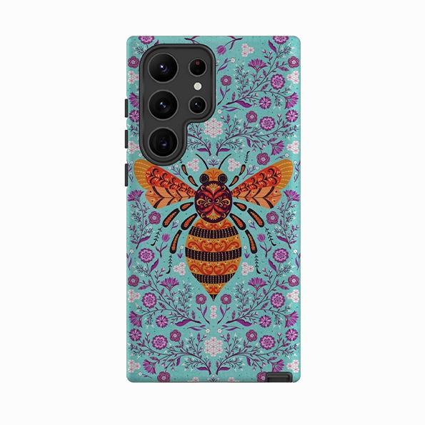 Samsung Tough Case - Bee By Jenny Zemanek Protective Design Desk Companion