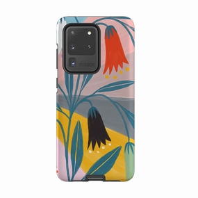Modern Function Soft Edge Look Samsung Tough Case - Bell Flowers By Lee Foster Wilson