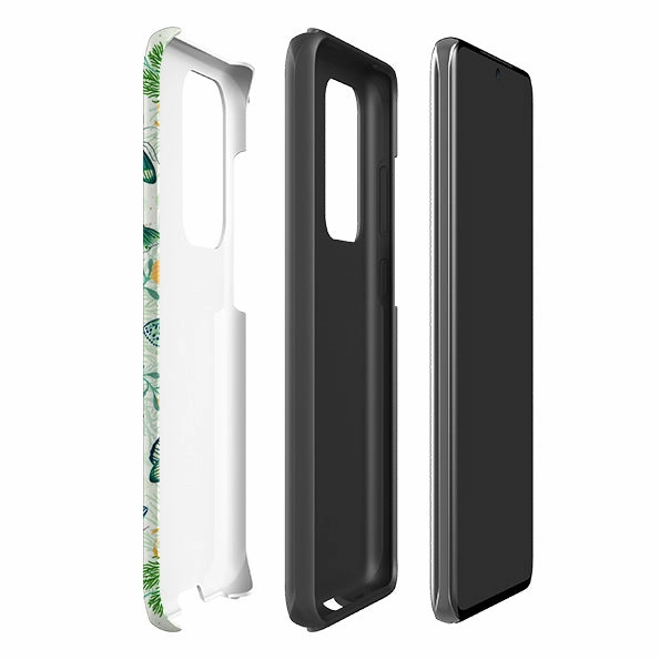 Samsung Tough Case - Big Moth 1 By Katherine Quinn Anti Shock Layer Raised Bezels