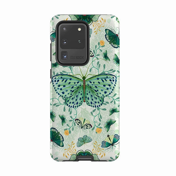 Smooth Feel Surface Samsung Tough Case - Big Moth 1 By Katherine Quinn