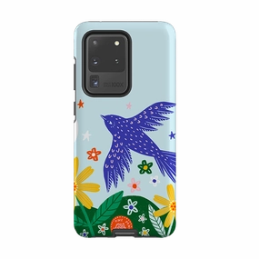 Samsung Tough Case - Bird By Lee Foster Wilson Refined Texture Easy Grip