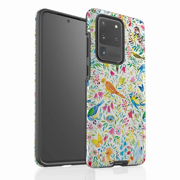 Samsung Tough Case - Bird Garden By Sarah Campbell Fashion Texture