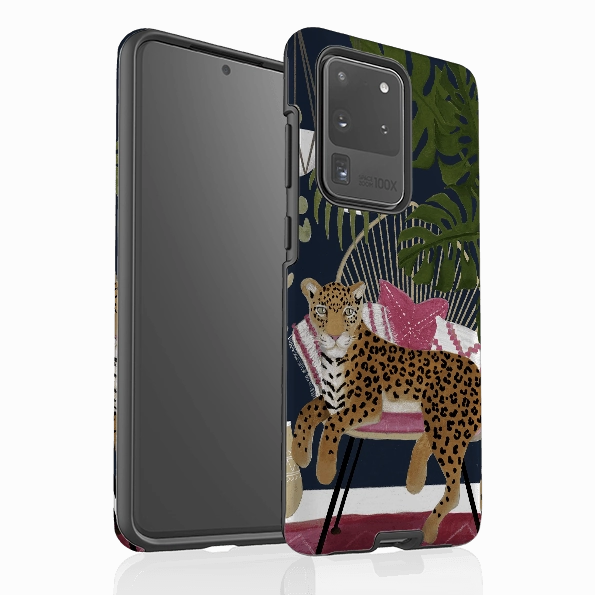 Samsung Tough Case - Boho Leopard By Bex Parkin Impact shield Elegant Build