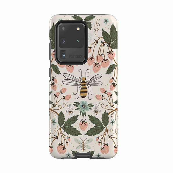 Samsung Tough Case - Bugs And Berries By Meghann Rader Fashion Accent Modern Design