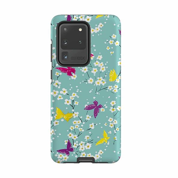Samsung Tough Case - Butterfly Blossoms By Sarah Campbell Stylish Detail