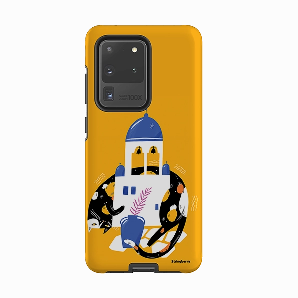 Samsung Tough Case - Calico By Madalina Andronic Soft Layer Elegant Finish