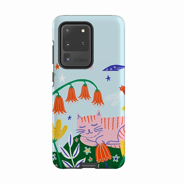 Samsung Tough Case - Cat By Lee Foster Wilson Luxury Surface Layer Protective Form Texture