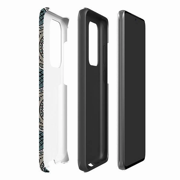 Light Design Soft Build Texture Samsung Tough Case - Charleston Green By Cressida Bell