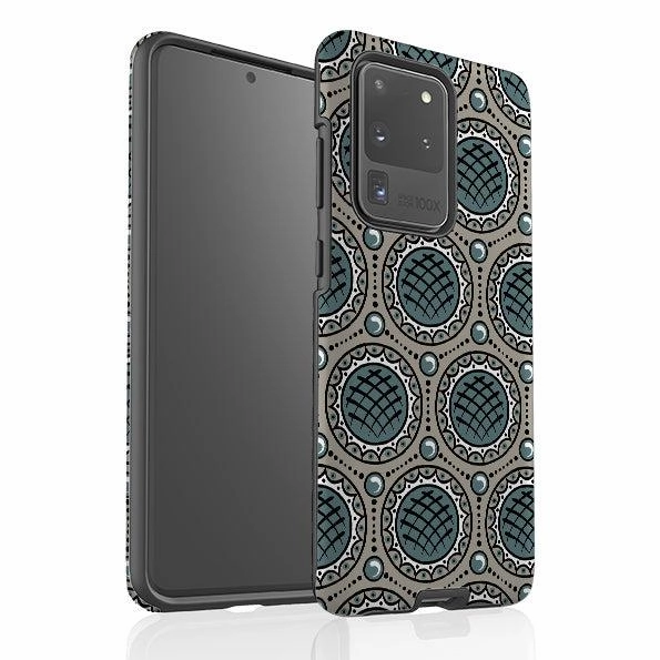 Protective barrier Samsung Tough Case - Charleston Green By Cressida Bell