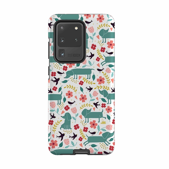 Samsung Tough Case - Cheek Dachshunds By Suzy Taylor Minimal Cover