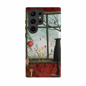 Samsung Tough Case - Christmas Window By Maja Lindberg Comfort Edge Layer