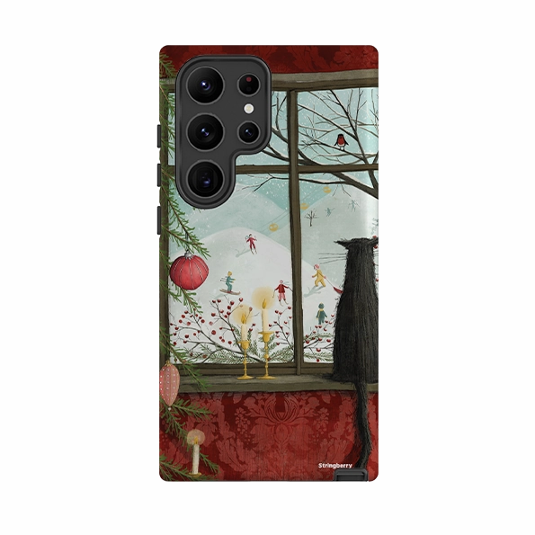 Samsung Tough Case - Christmas Window By Maja Lindberg Comfort Edge Layer