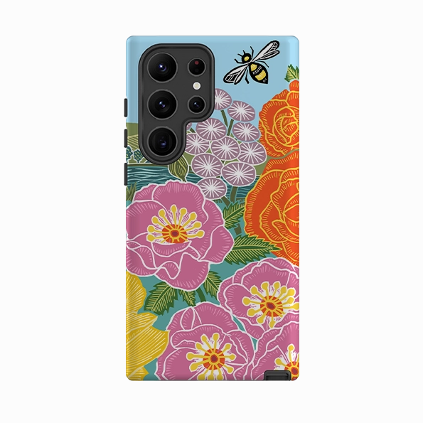 Enhanced Comfort Samsung Tough  Case - Coastal Garden By Kate heiss