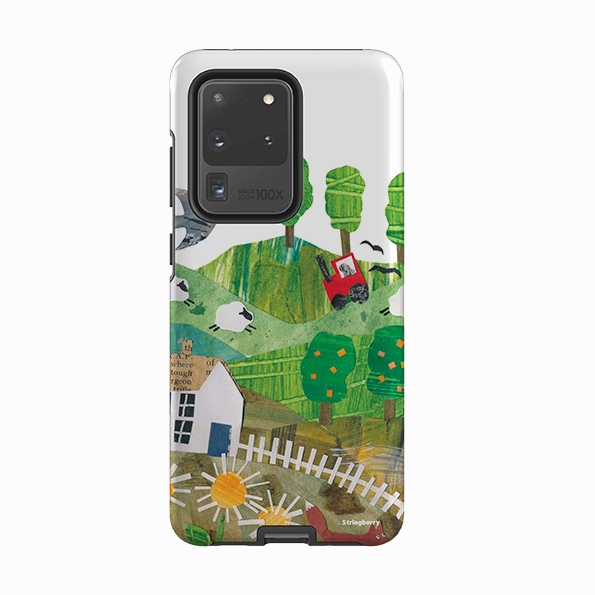 Samsung Tough Case - Countryscape IV By Tracey English Comfort Fit Non slip grip
