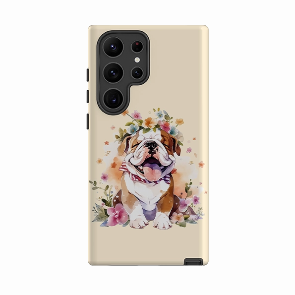 Samsung Tough  Case - Cute Dog F Protective Pattern Smooth Feel Surface