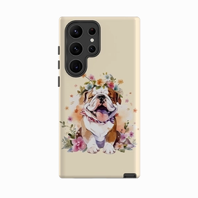 Samsung Tough  Case - Cute Dog F Protective Pattern Smooth Feel Surface