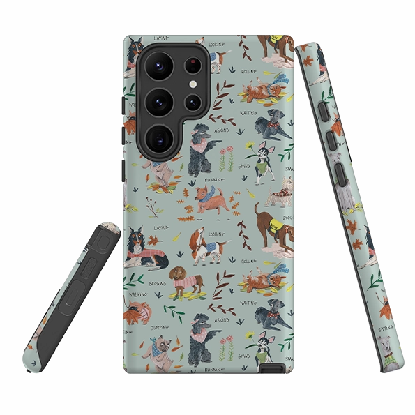 Samsung Tough Case - Dog Pattern II By Caroline Bonne Muller Premium Edge Design simple design